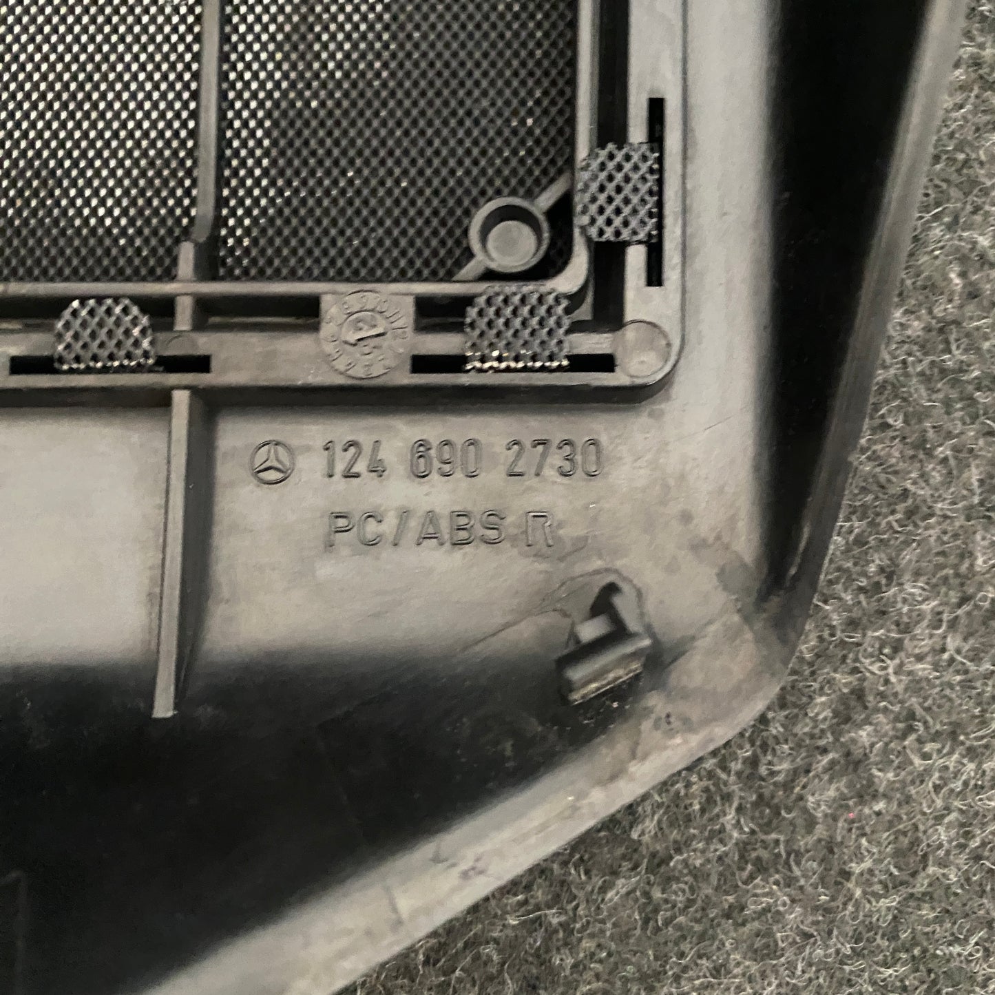 Mercedes Benz W124 Rear Left Speaker Cover Black 1246902730