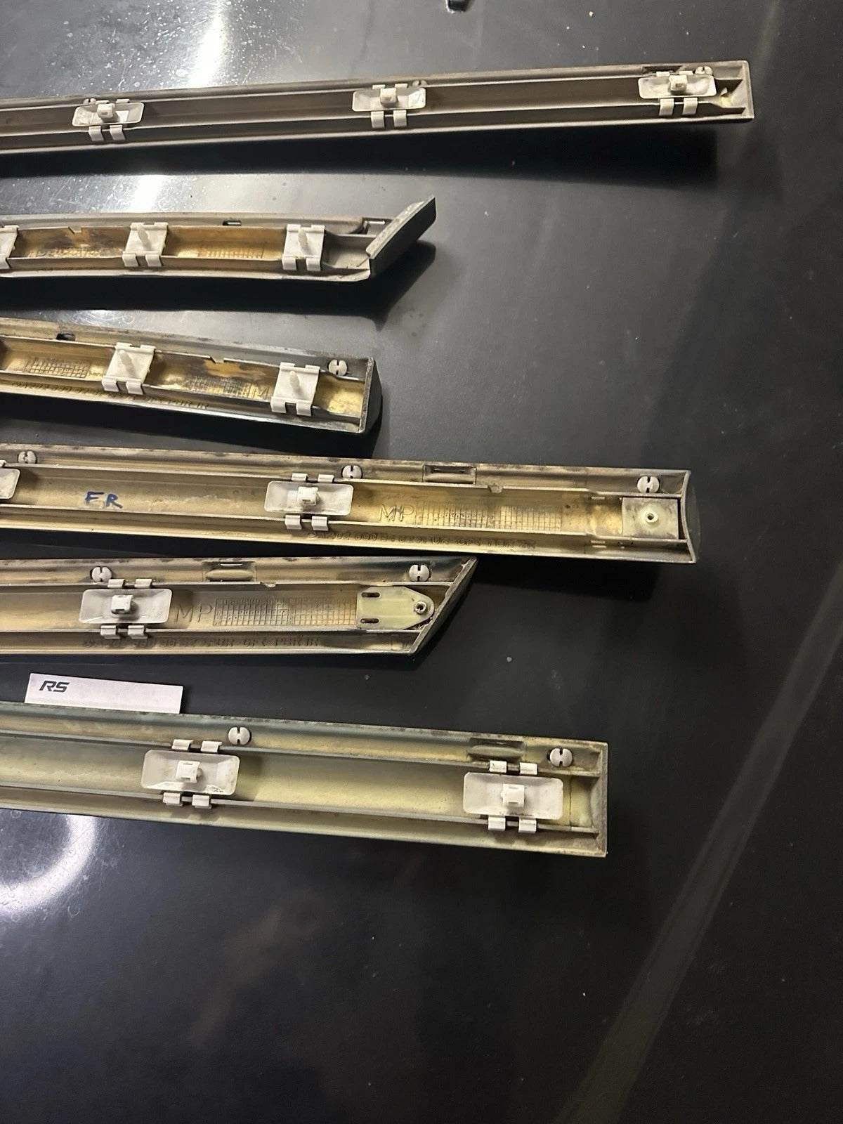 Mercedes-Benz W202 C-Class Elegance Full Exterior Door Moulding Set - 6 Pieces