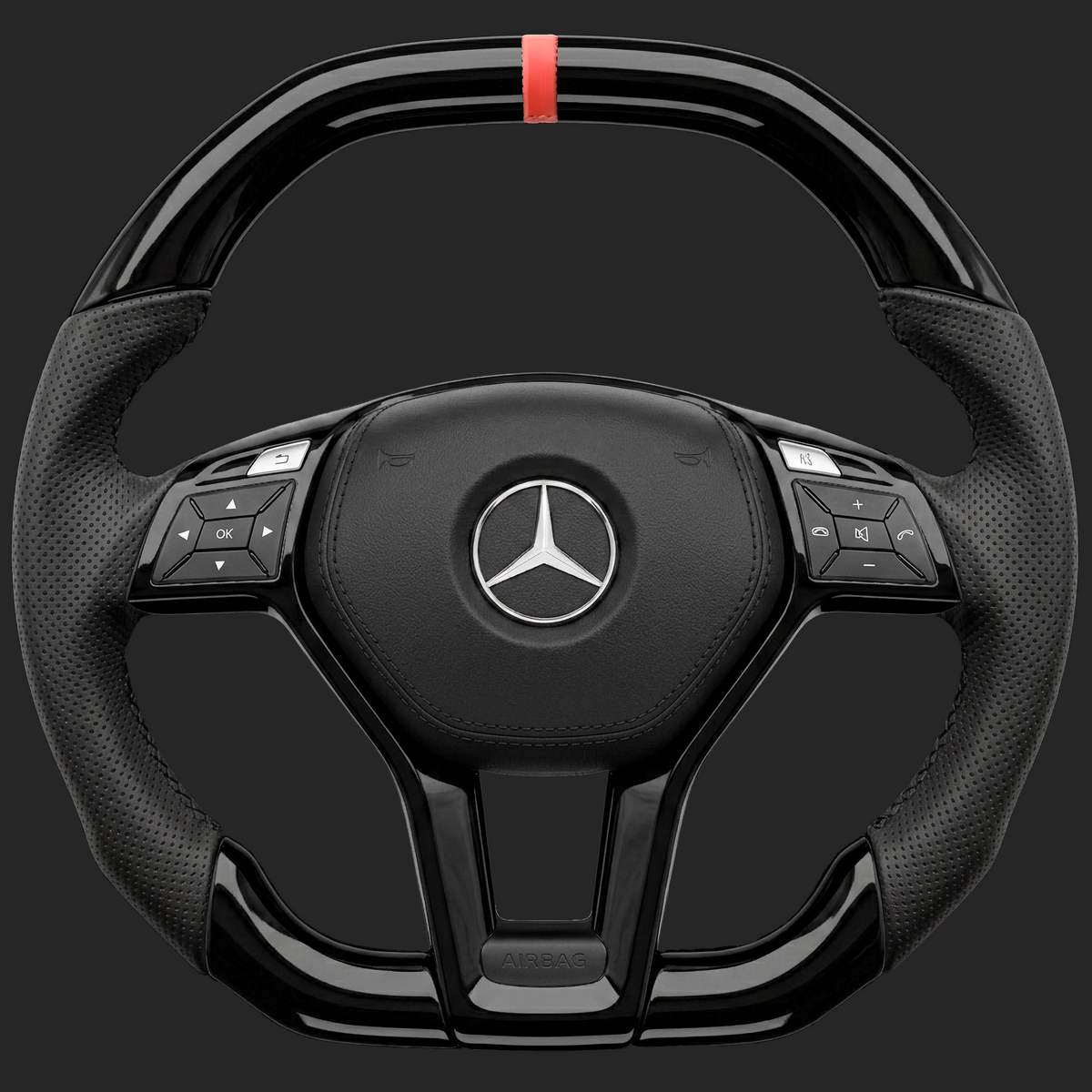 Mercedes-Benz C-Class W204 Custom Steering Wheel C63 AMG