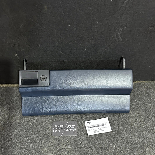 Mercedes - Benz W124 E - Class Complete Glovebox Lid & Lock - Dark Blue - RS Auto Parts