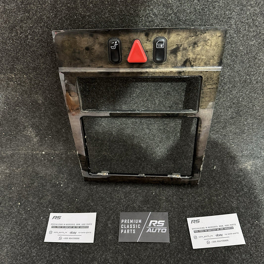 Mercedes - Benz W210 E - Class Center Console Trim - Birdseye Maple (Double DIN / Navigation) - RS Auto Parts