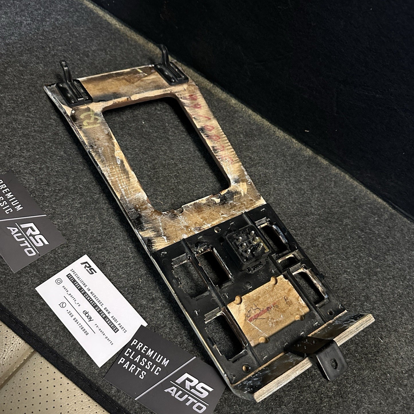 Mercedes E Class W124 Shifter Trim Burl Wood Electric Windows 1246801389