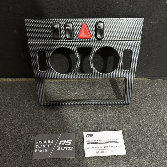 Mercedes - Benz W201 C - Class Carbon Fiber Center Console Switch Panel - OEM - RS Auto Parts