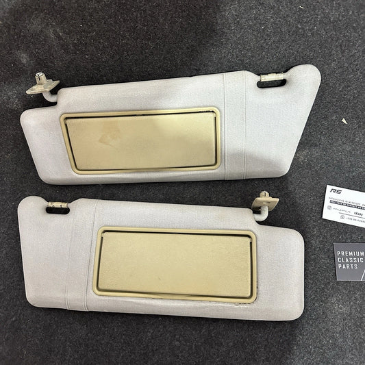 Genuine Mercedes - Benz Sun Visor Set (Beige/Tan) - W210 E - Class / W202 C - Class - RS Auto Parts