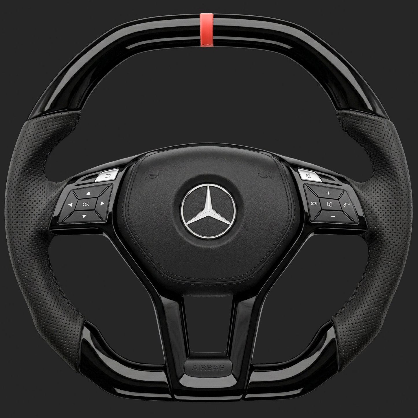 Mercedes-Benz C-Class W204 Custom Steering Wheel C63 AMG