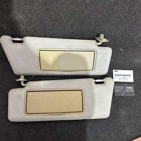 Genuine Mercedes-Benz Sun Visor Set (Beige/Tan) - W210 E-Class / W202 C-Class