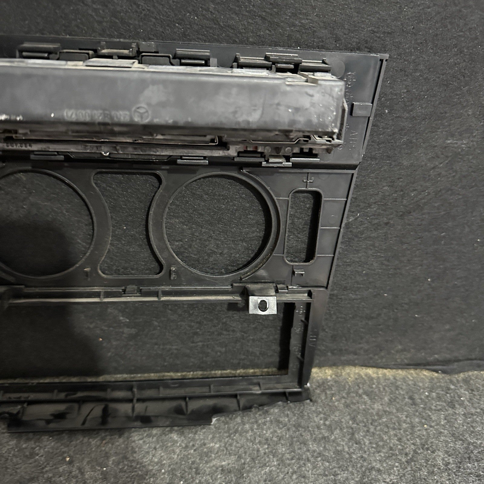 Mercedes C Class W202 Center Console Control Switch Trim Carbon Fiber OEM