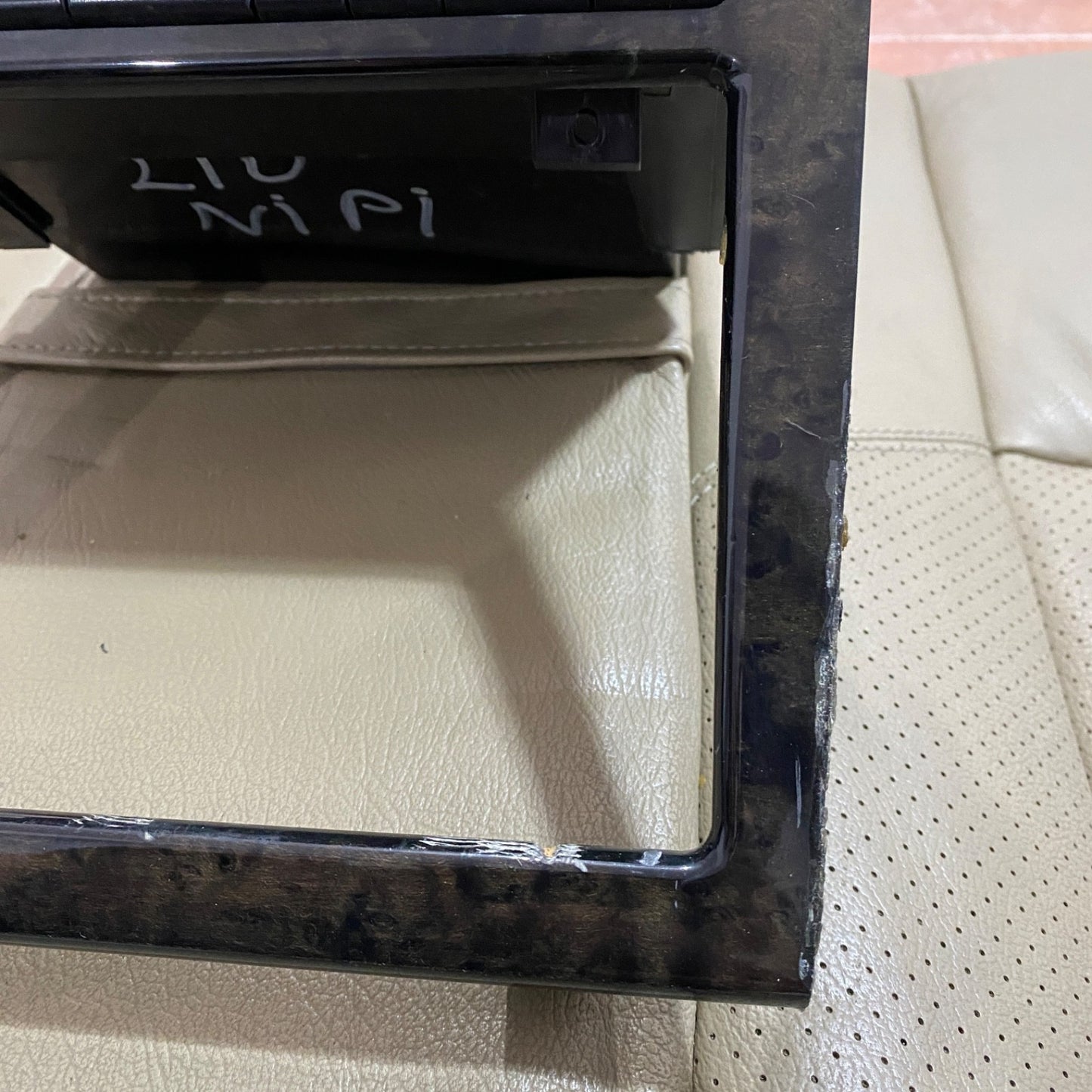 Mercedes E Class W210 E55 Center Console Wood Trim Navigation Climate Control