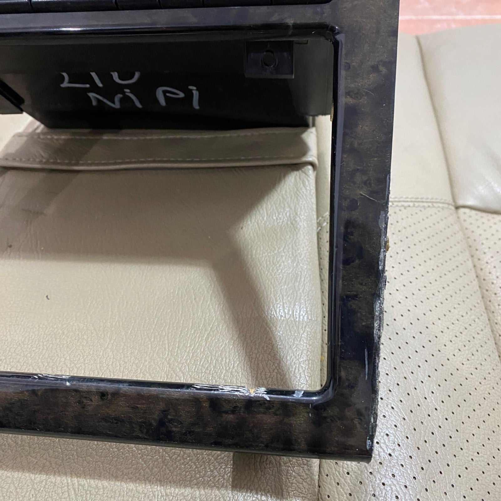 Mercedes E Class W210 E55 Center Console Wood Trim Navigation Climate Control