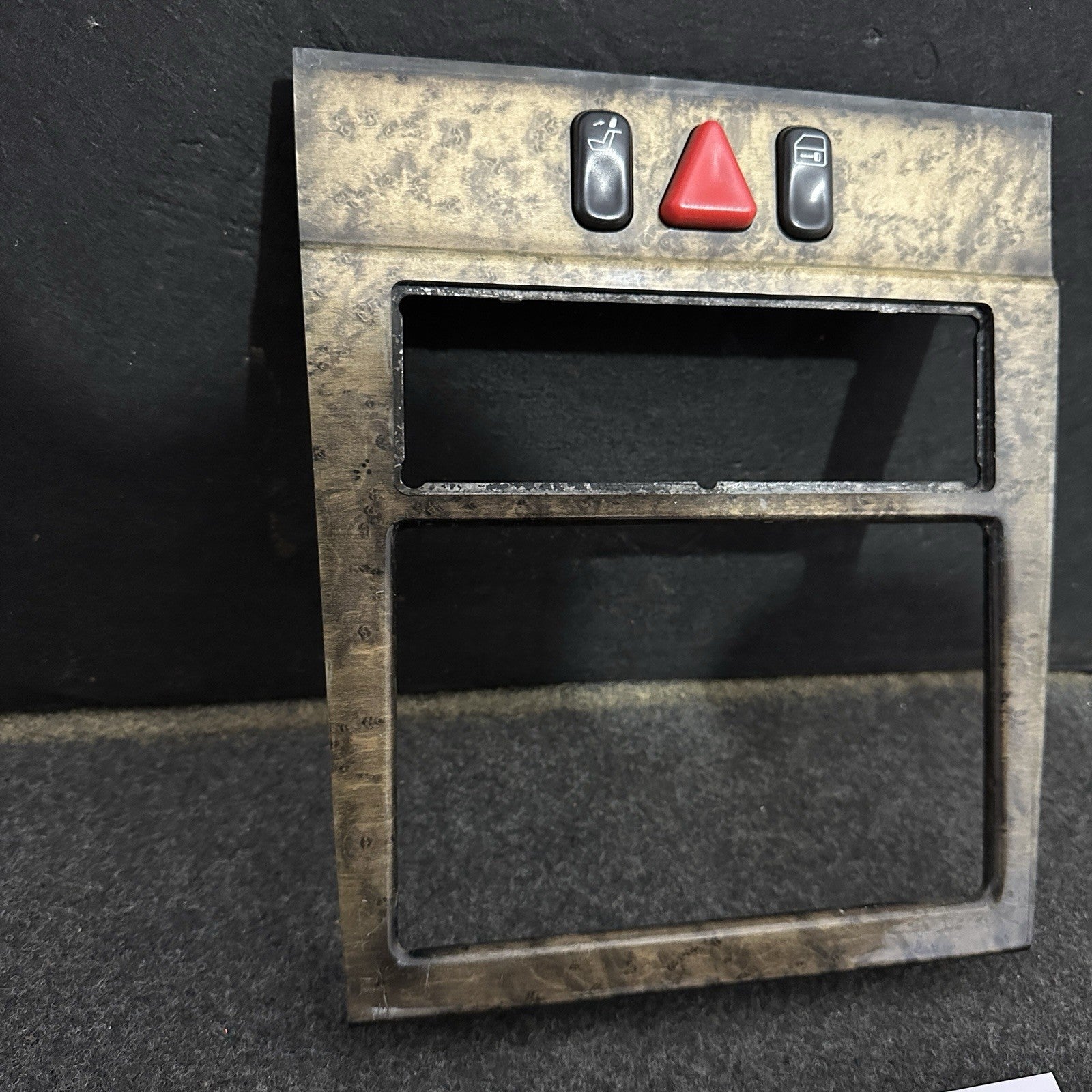 Mercedes E Class W210 E55 Center Console 2Din Wood Trim Navigation 2106802136 OE