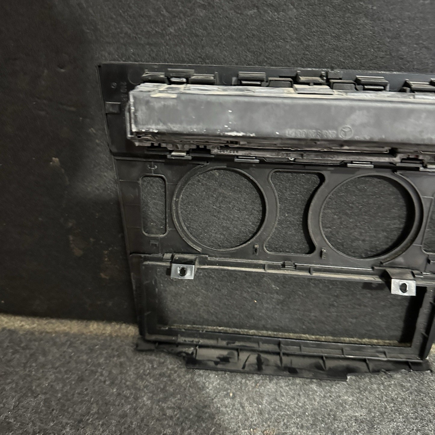 Mercedes C Class W202 Center Console Control Switch Trim Carbon Fiber OEM