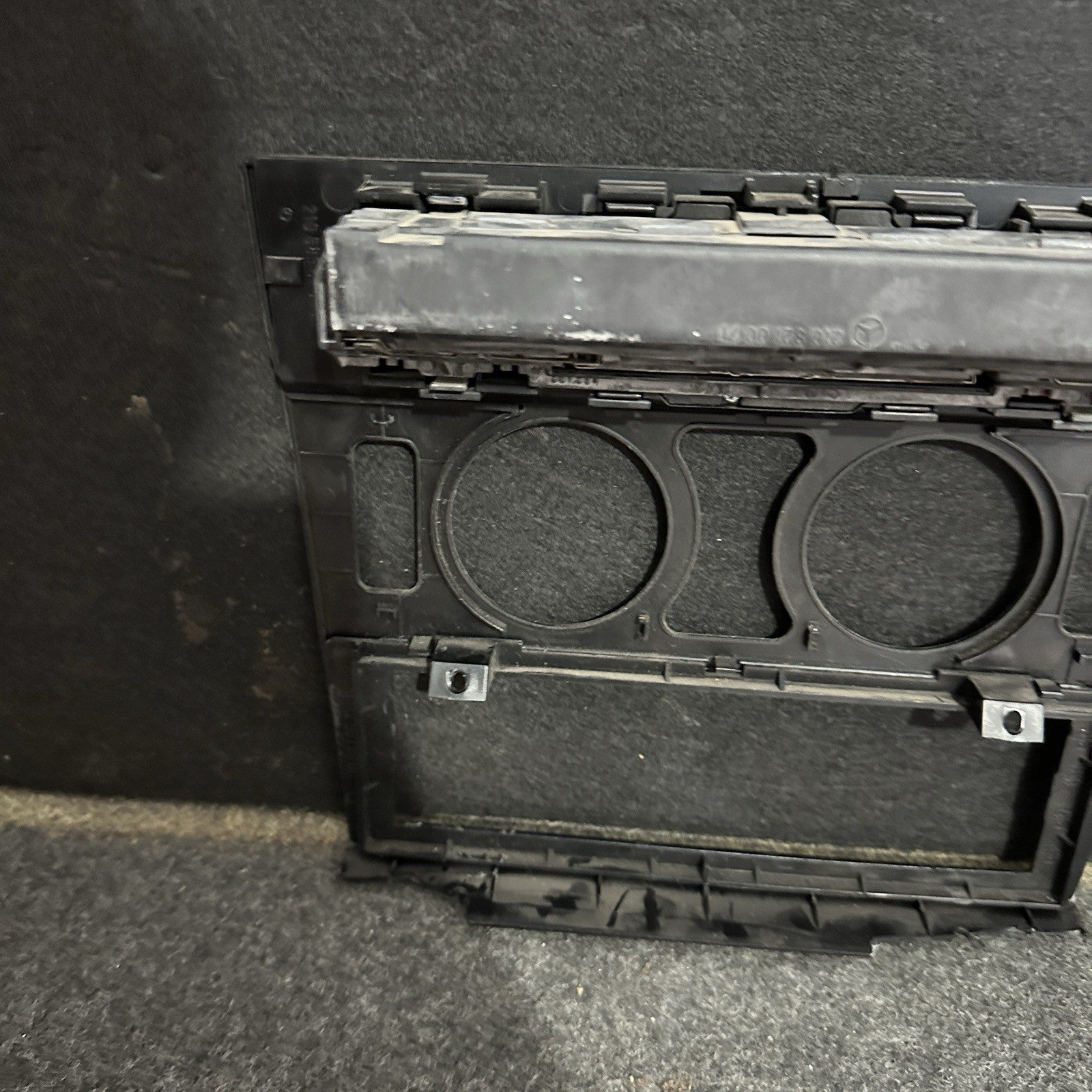 Mercedes C Class W202 Center Console Control Switch Trim Carbon Fiber OEM