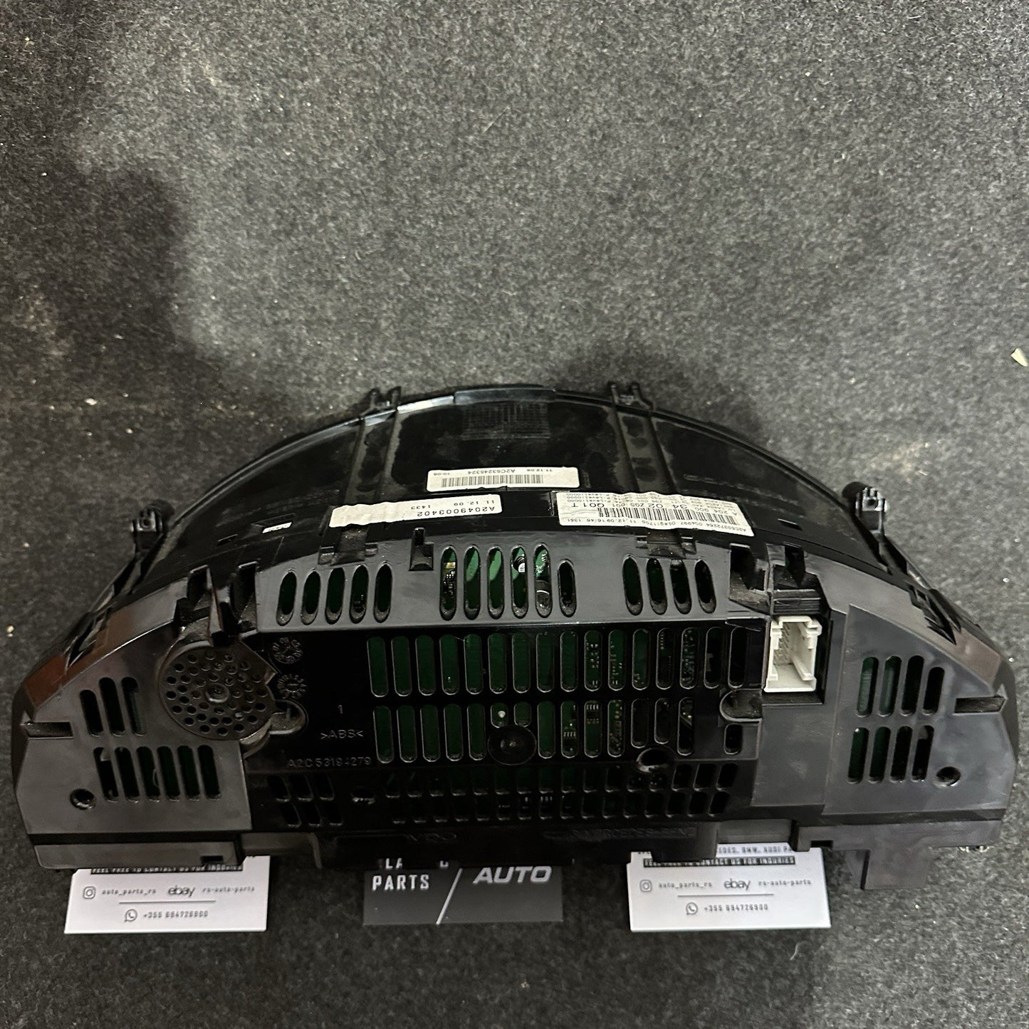 Mercedes Benz C-Class W204 C220 CDI Speedometer Instrument Cluster 2049003402