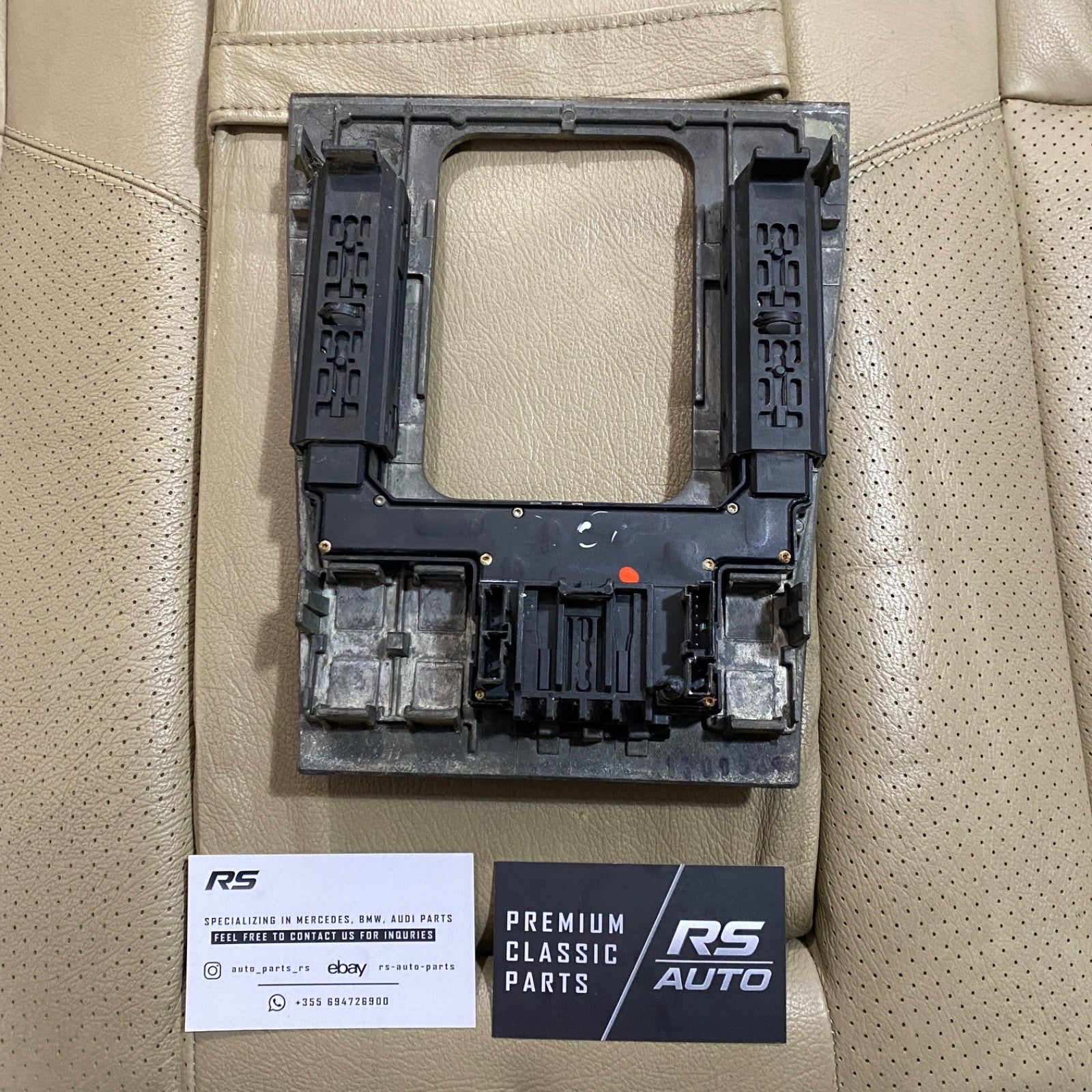 Mercedes C Class W202 Center Console Shifter Trim Burl Wood OEM 2026804139