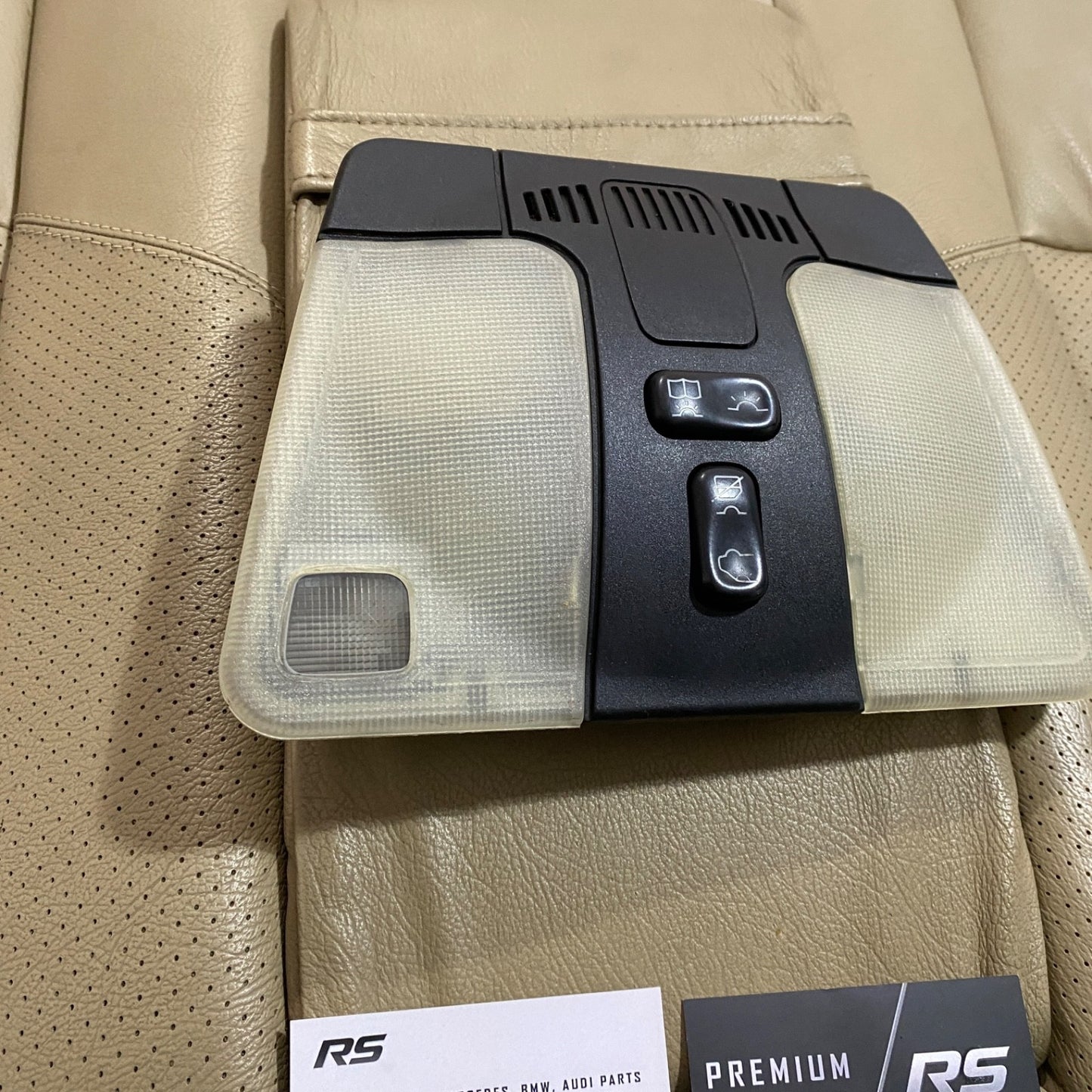 Mercedes E CLK C Class Overhead Dome Reading Light Black OEM 2108202901