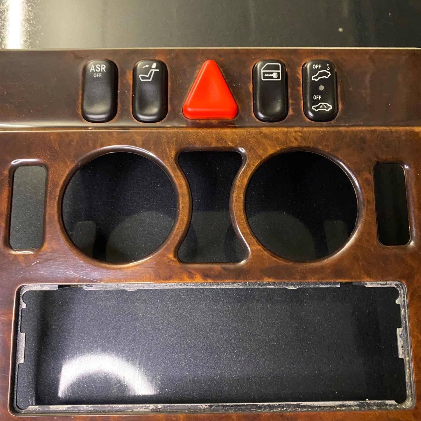 Mercedes C Class W202 Control Switch Trim Burl Wood OEM 2026832808