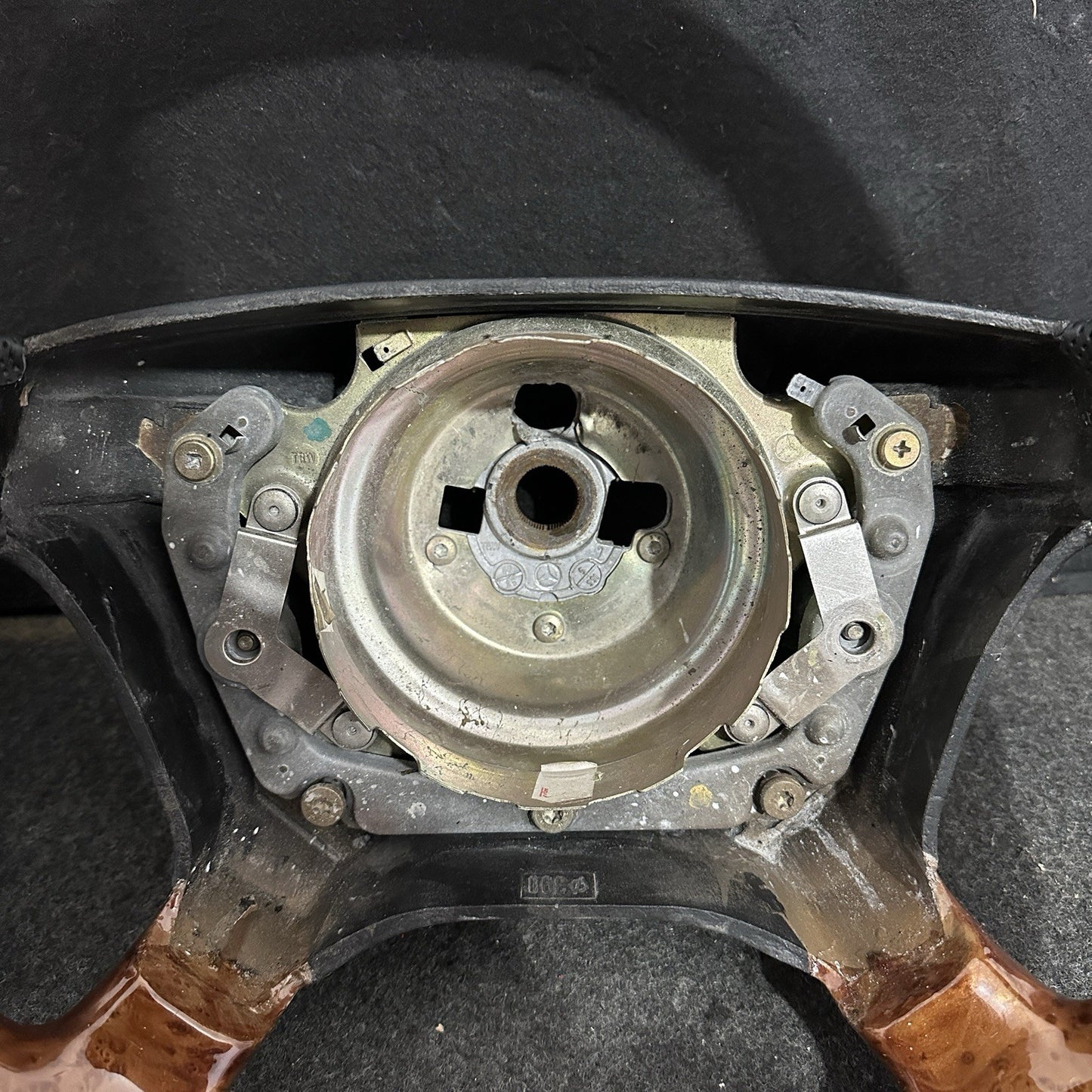 Mercedes R129 R170 W124 W140 W202 W208 W210 Steering Wheel Burl Wood Flat Bottom