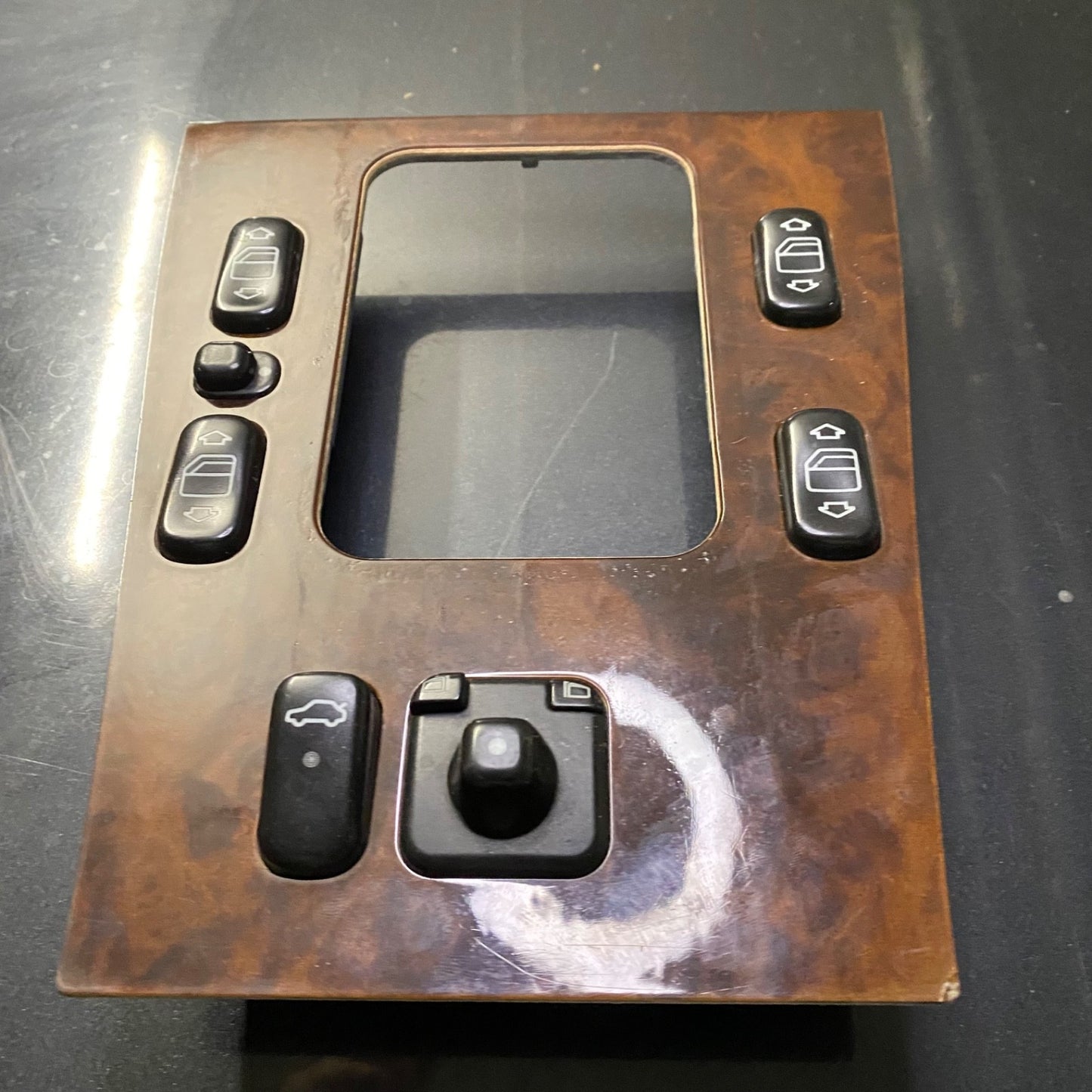 Mercedes C Class W202 Center Console Shifter Trim Burl Wood OEM 2026804139