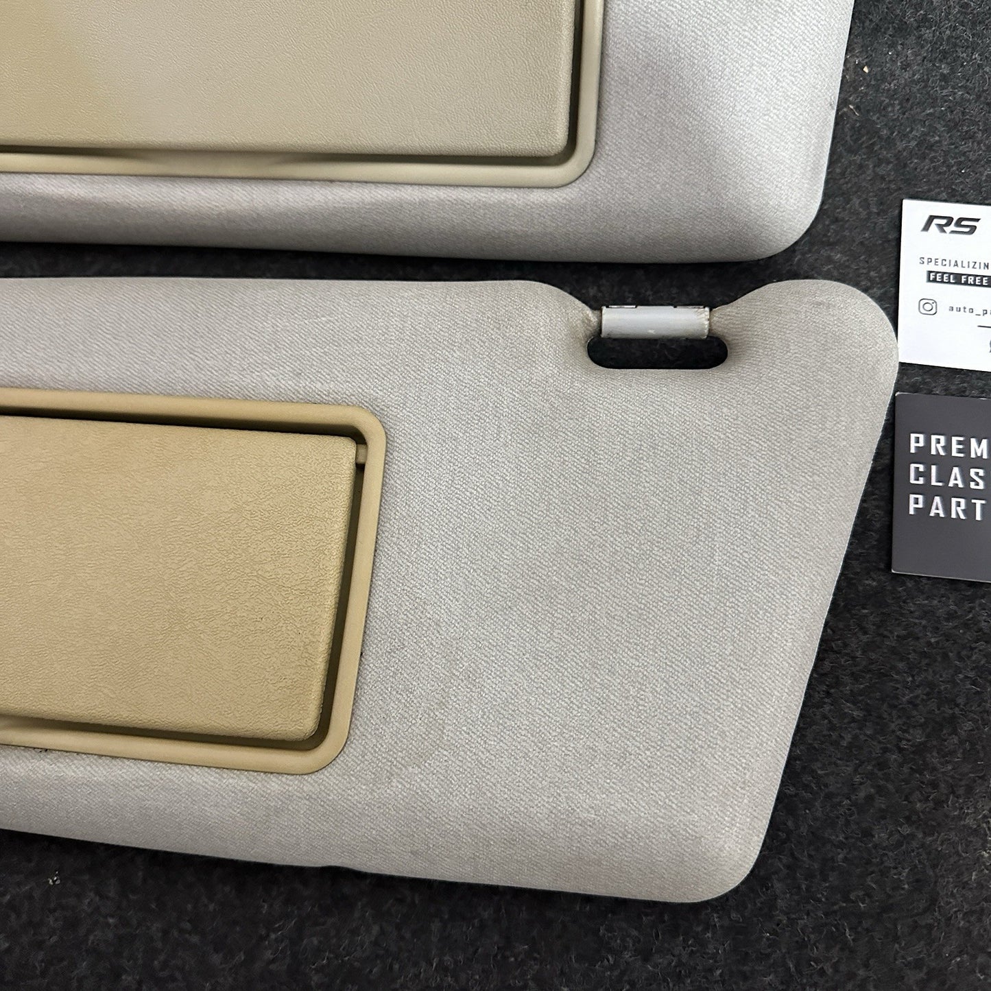 Genuine Mercedes-Benz Sun Visor Set (Beige/Tan) - W210 E-Class / W202 C-Class