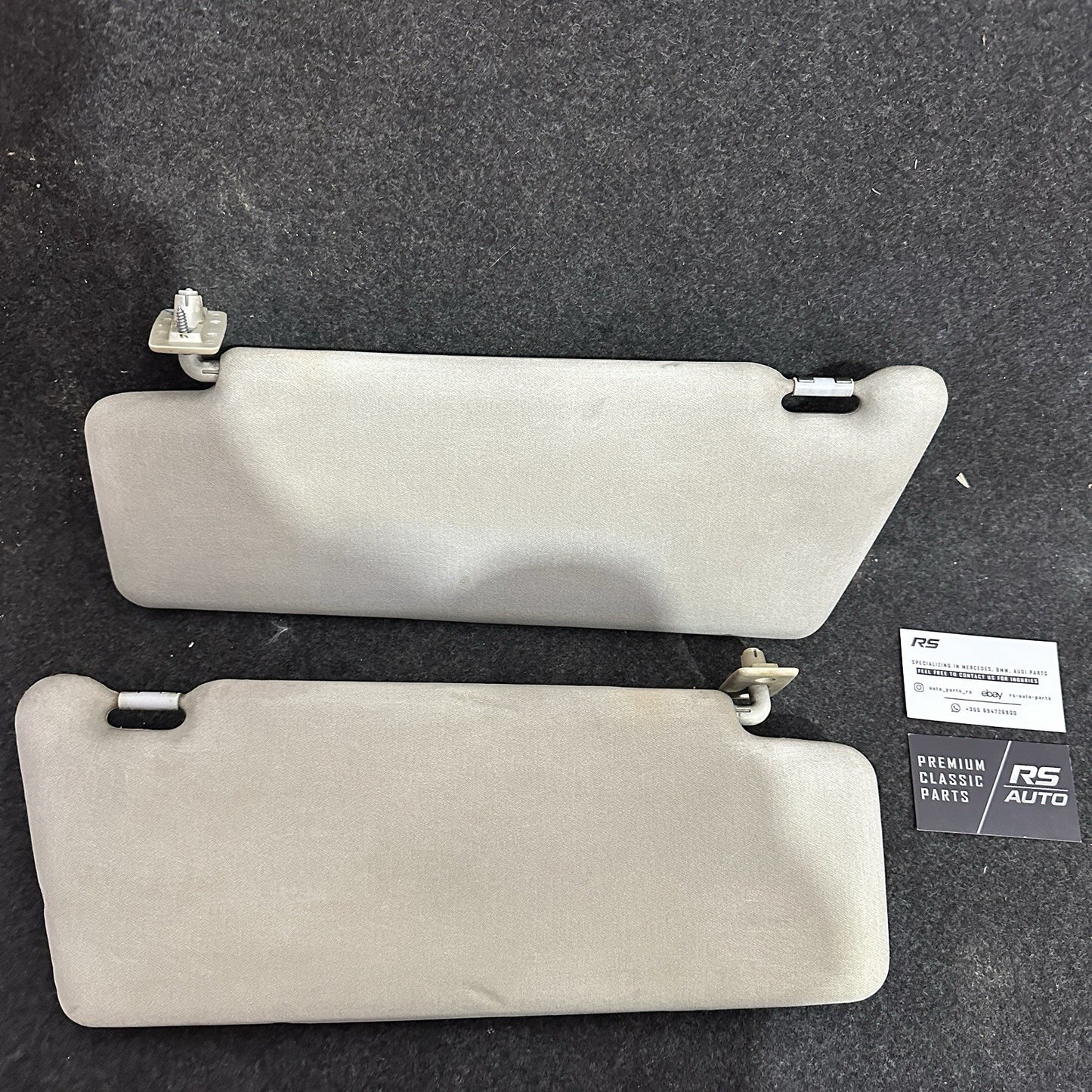 Genuine Mercedes-Benz Sun Visor Set (Beige/Tan) - W210 E-Class / W202 C-Class