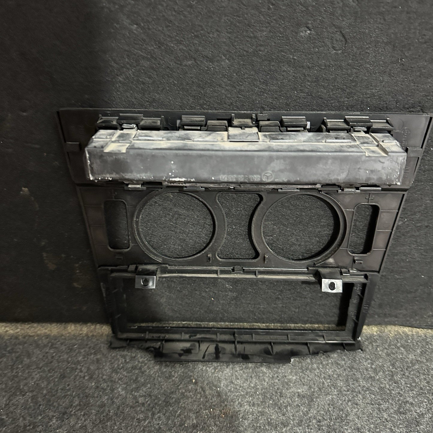 Mercedes C Class W202 Center Console Control Switch Trim Carbon Fiber OEM