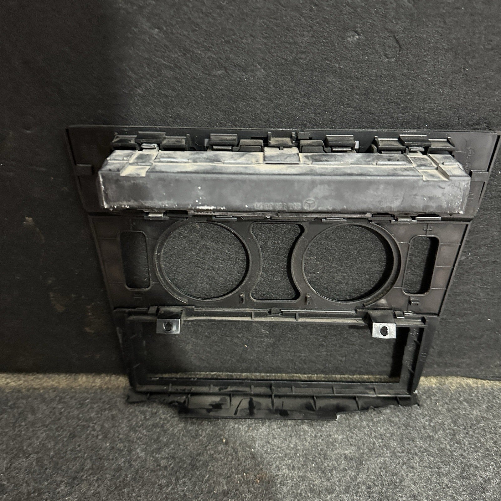 Mercedes C Class W202 Center Console Control Switch Trim Carbon Fiber OEM