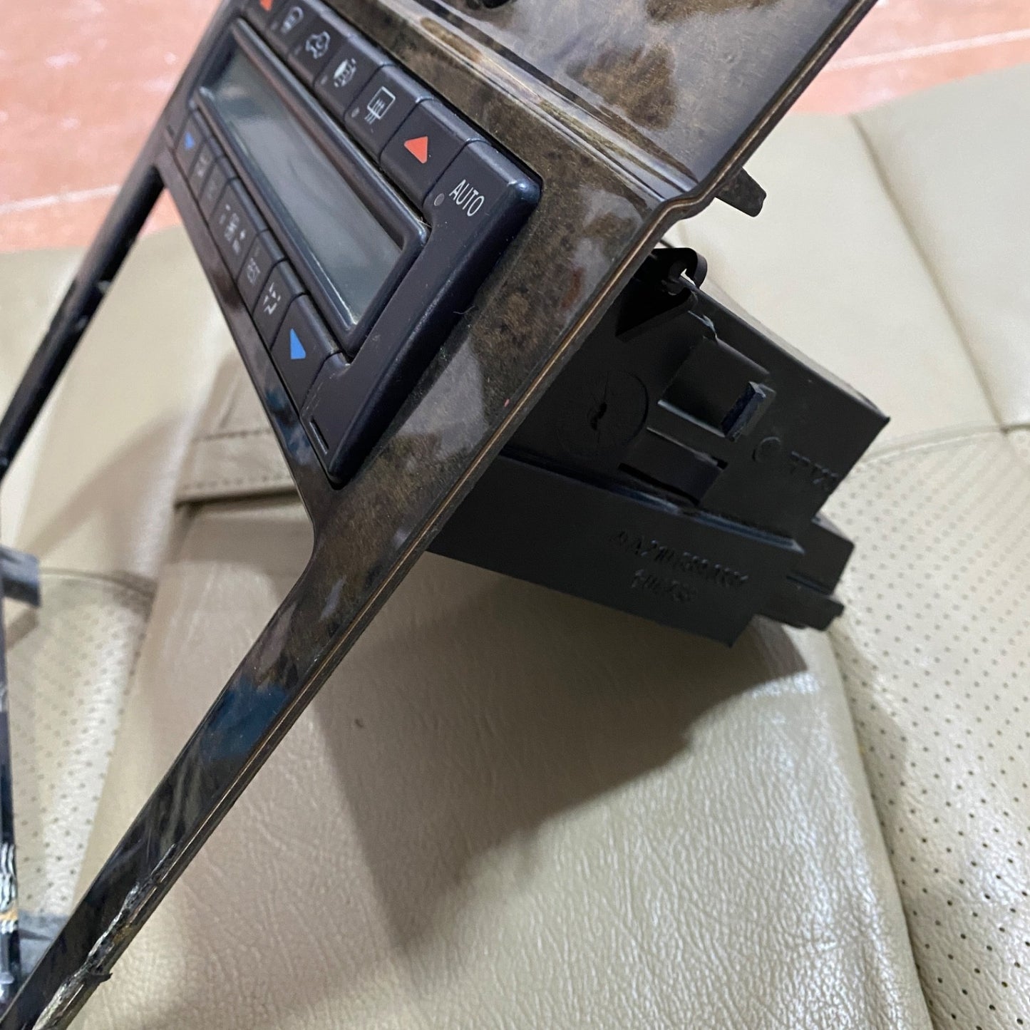 Mercedes E Class W210 E55 Center Console Wood Trim Navigation Climate Control