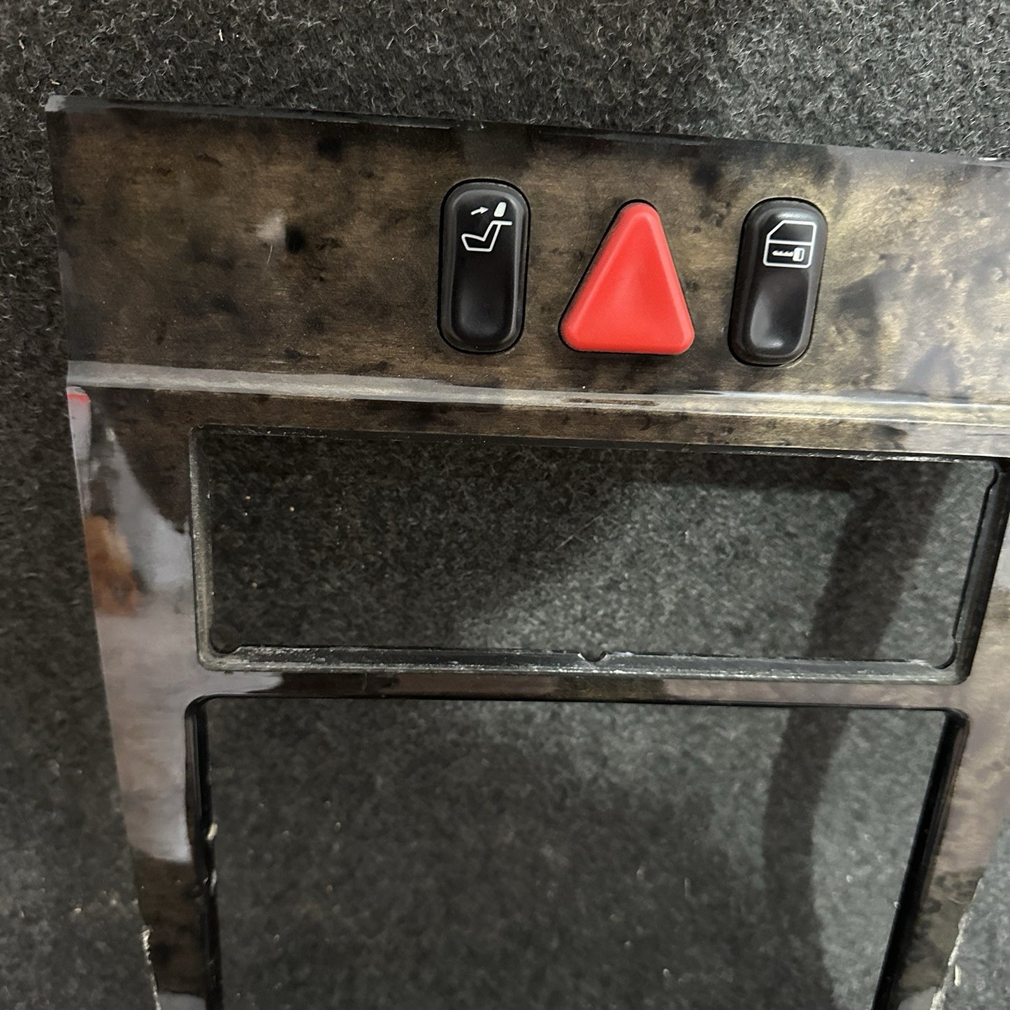 Mercedes E Class W210 E55 Center Console 2Din Wood Trim Navigation 2106802136 OE