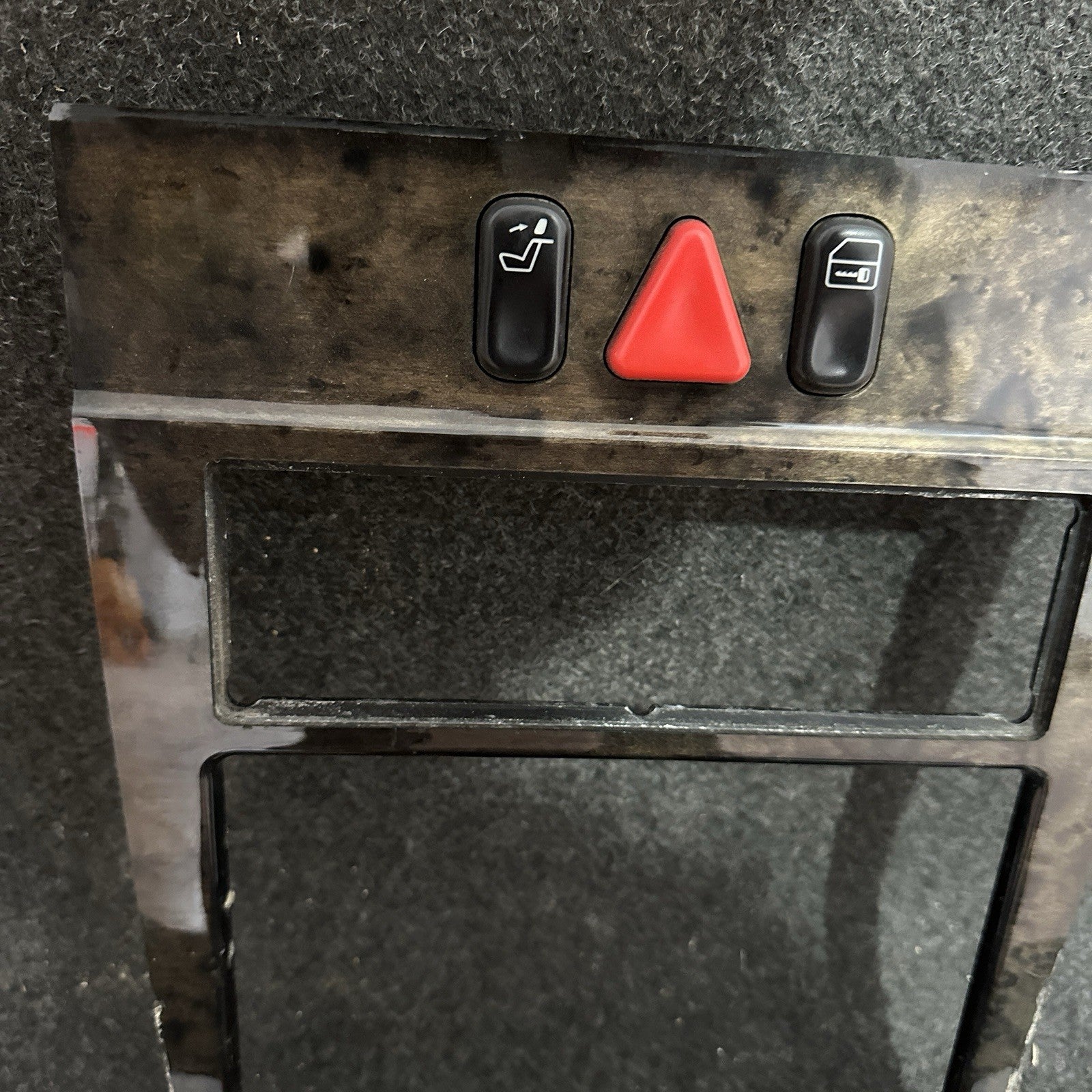 Mercedes E Class W210 E55 Center Console 2Din Wood Trim Navigation 2106802136 OE