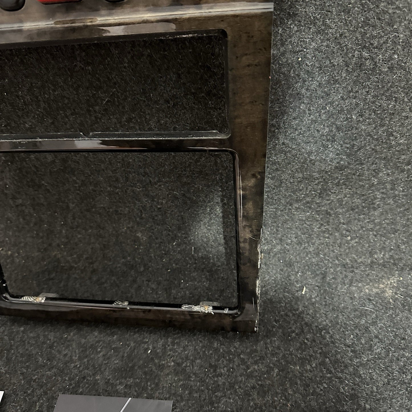 Mercedes E Class W210 E55 Center Console 2Din Wood Trim Navigation 2106802136 OE