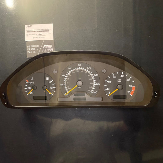 Genuine Mercedes-Benz W202 C-Class facelift instrument cluster, MPH speedometer, VDO part A2025402448