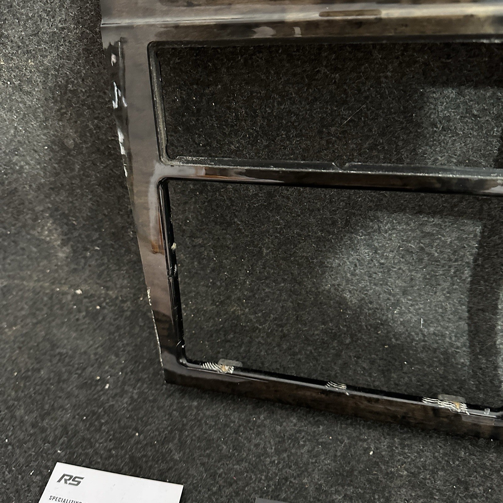 Mercedes E Class W210 E55 Center Console 2Din Wood Trim Navigation 2106802136 OE