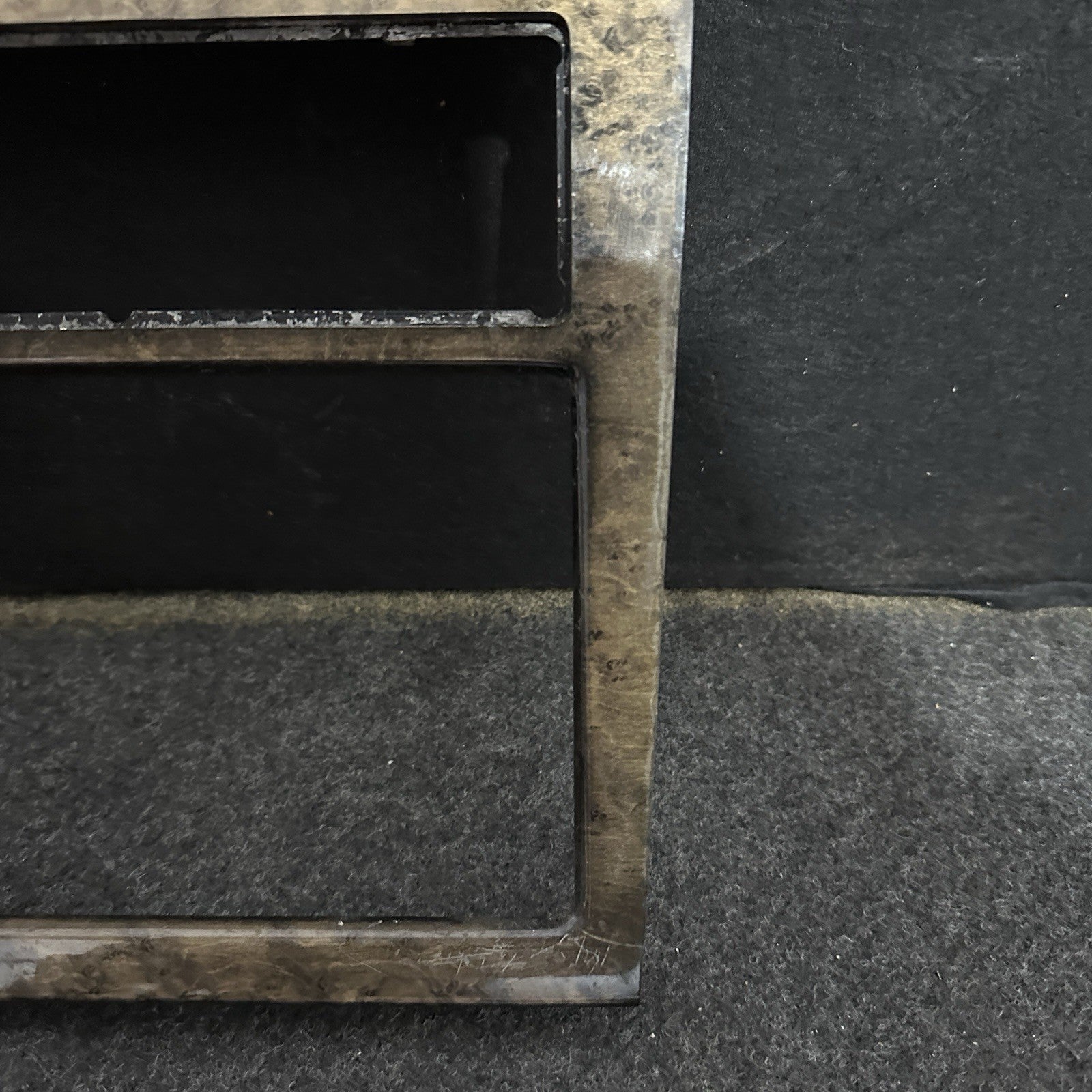 Mercedes E Class W210 E55 Center Console 2Din Wood Trim Navigation 2106802136 OE