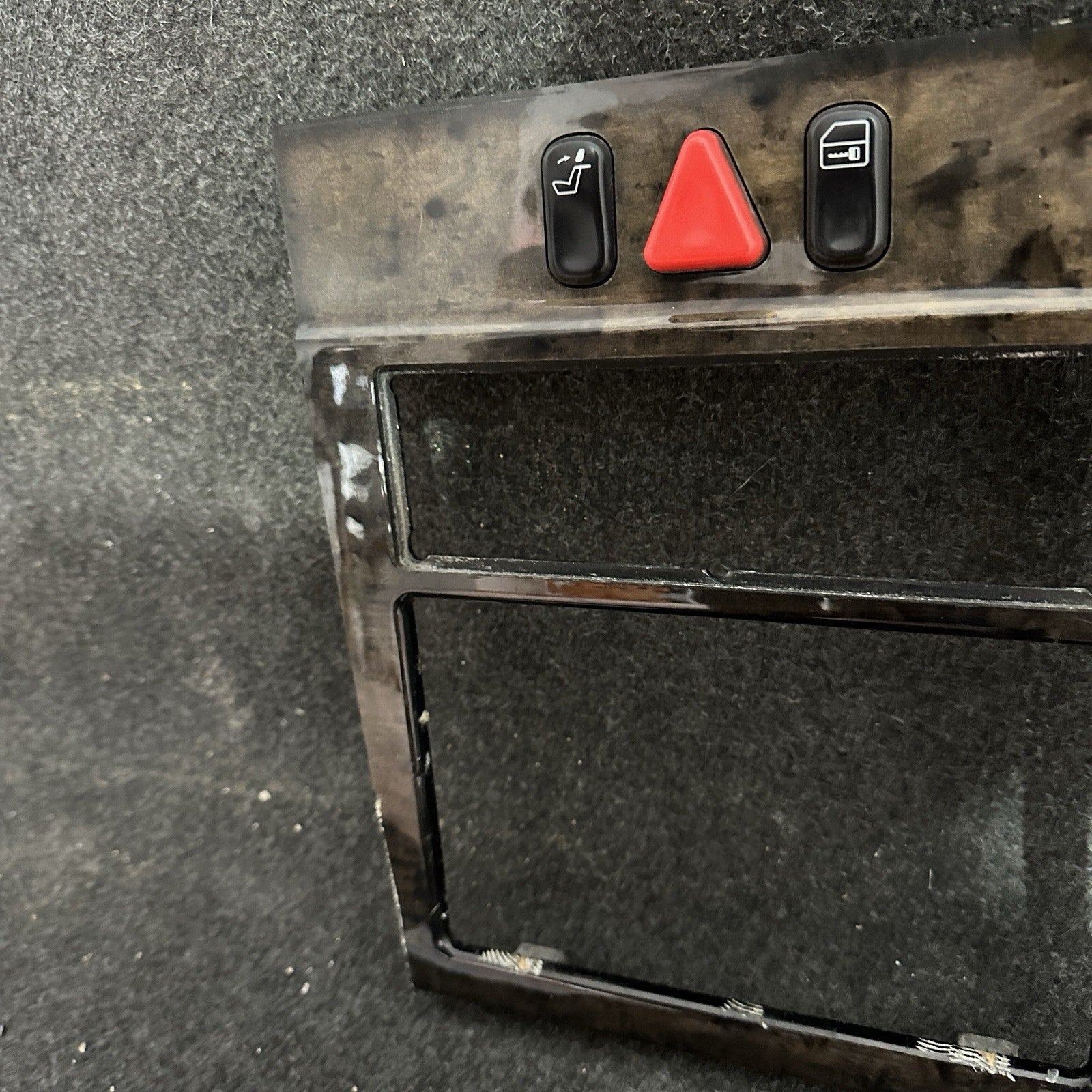 Mercedes E Class W210 E55 Center Console 2Din Wood Trim Navigation 2106802136 OE