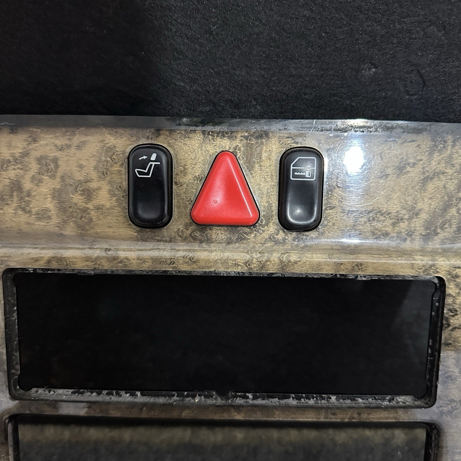 Mercedes E Class W210 E55 Center Console 2Din Wood Trim Navigation 2106802136 OE