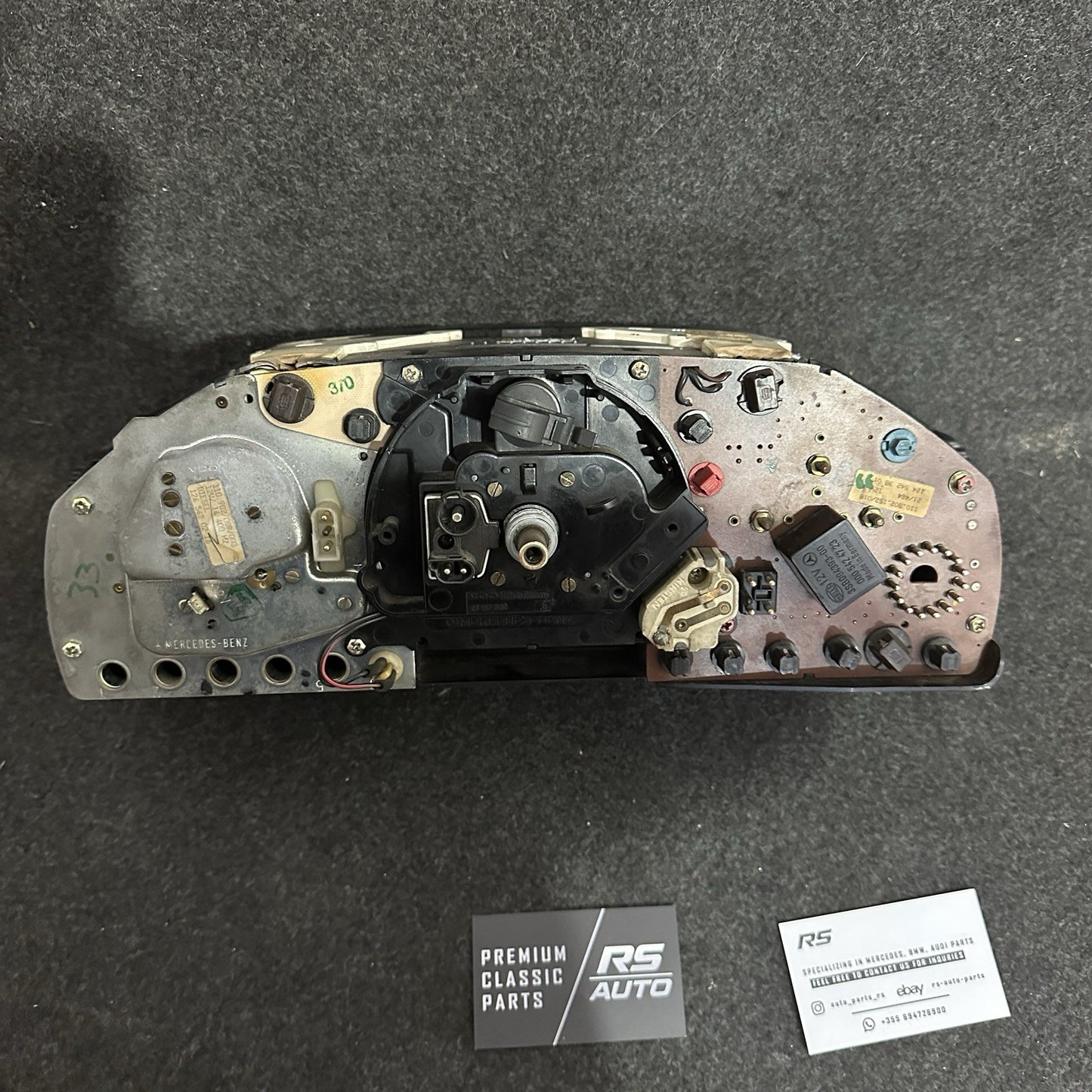 Mercedes W124 250D 300D Instrument Cluster 220km/h 1245429968 Speedometer K=875