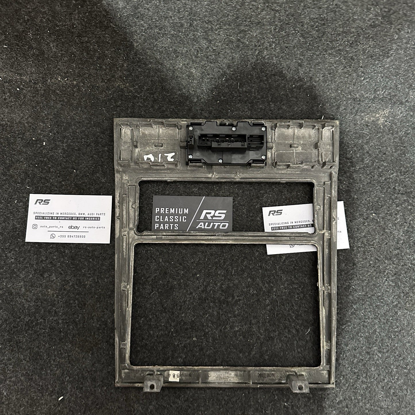 Mercedes E Class W210 E55 Center Console 2Din Wood Trim Navigation 2106802136 OE