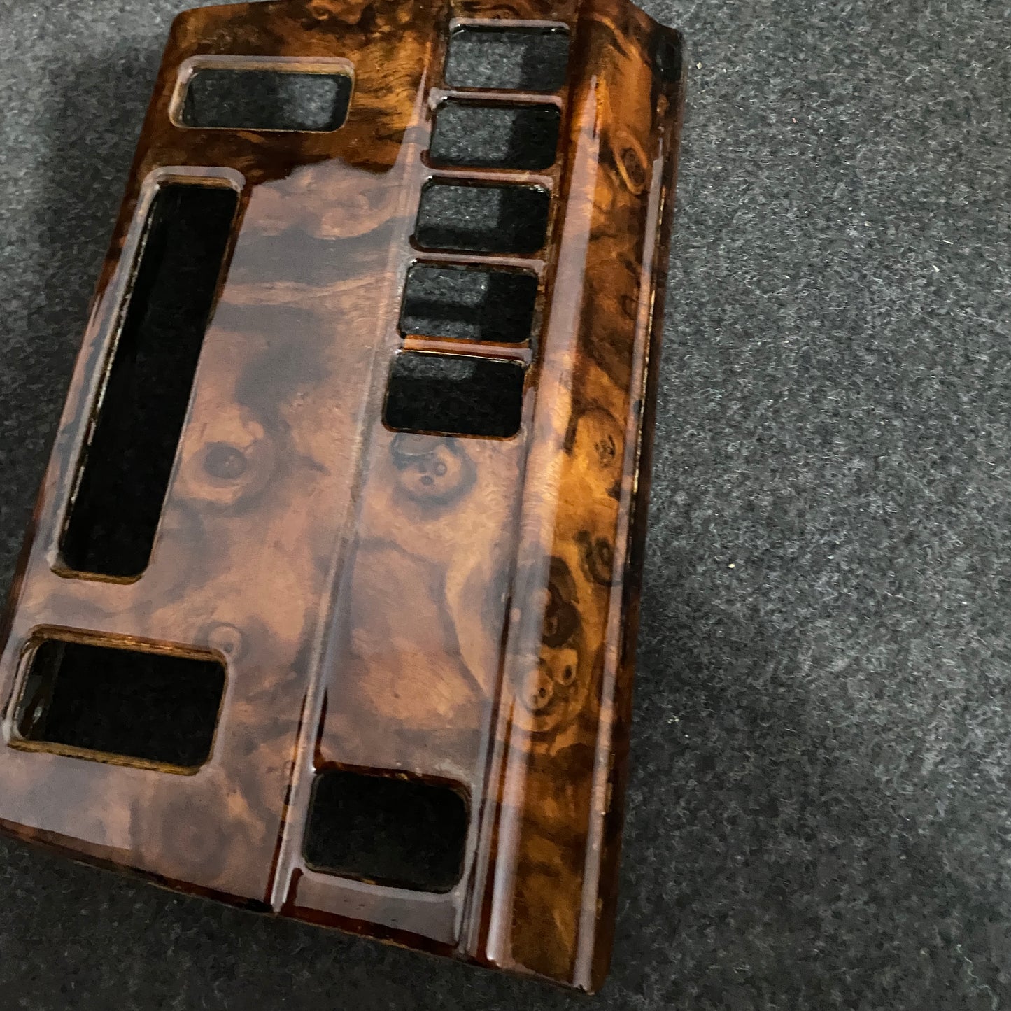 Mercedes-Benz E-Class W124 Dash Climate Control Burl Wood Trim