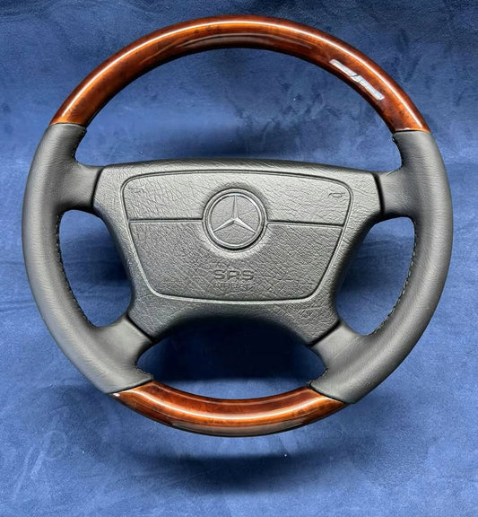 Mercedes Benz Steering Wheel Burl Wood