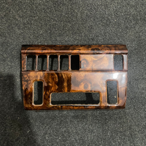 Mercedes-Benz E-Class W124 Dash Climate Control Burl Wood Trim