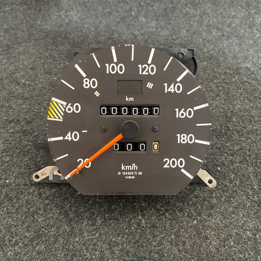 Refurbished Mercedes-Benz W124 VDO Speedometer instrument cluster 1245427166