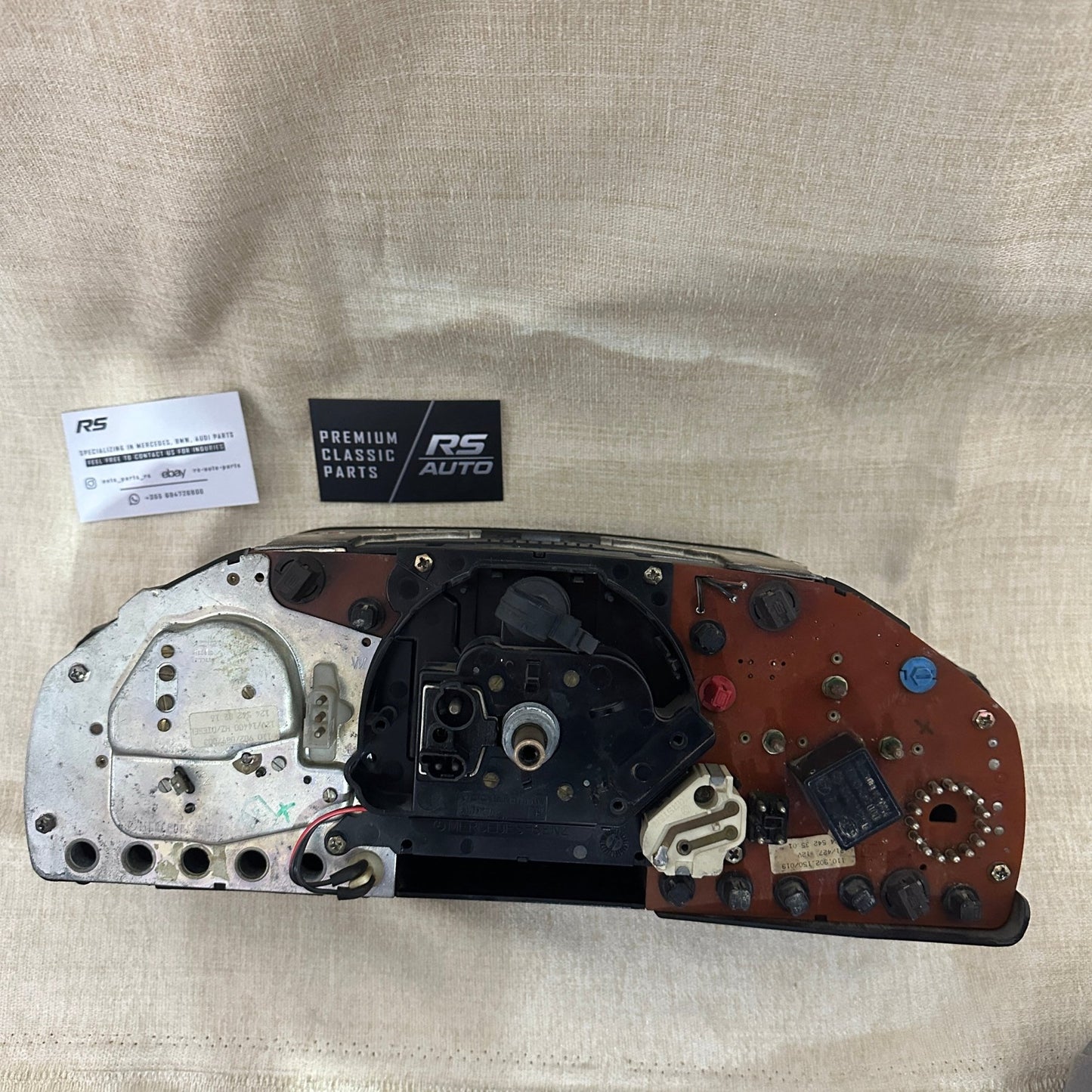 Mercedes Benz W124 Diesel Instrument Cluster - 220km/h K=875 - RS Auto Parts