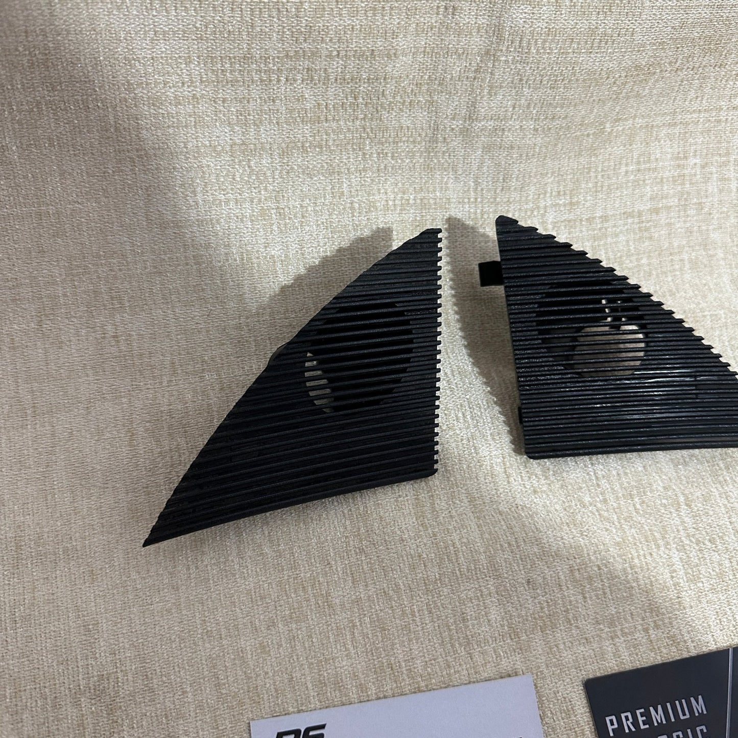 Mercedes Benz W202 C - Class Black Dash Speaker Cover Set - RS Auto Parts