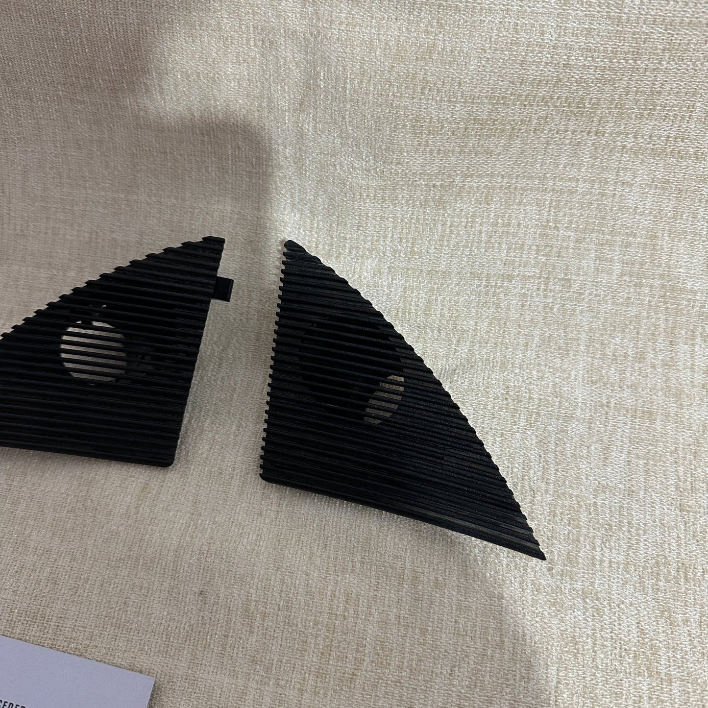 Mercedes Benz W202 C - Class Black Dash Speaker Cover Set - RS Auto Parts