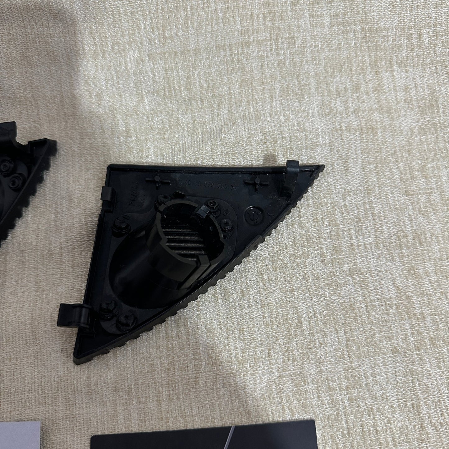 Mercedes Benz W202 C - Class Black Dash Speaker Cover Set - RS Auto Parts