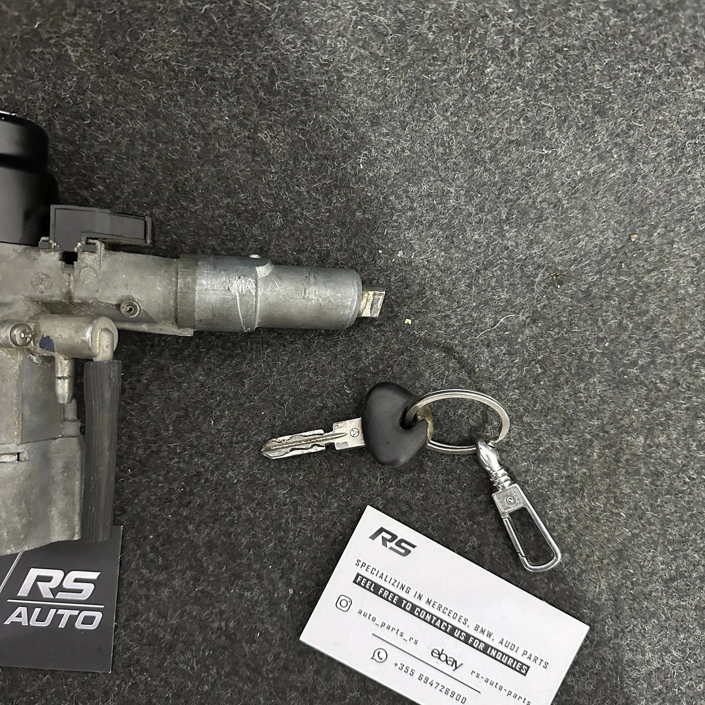 Mercedes-Benz W124 E-Class Refurbished Ignition Barrel Lock with Key - A1245450114