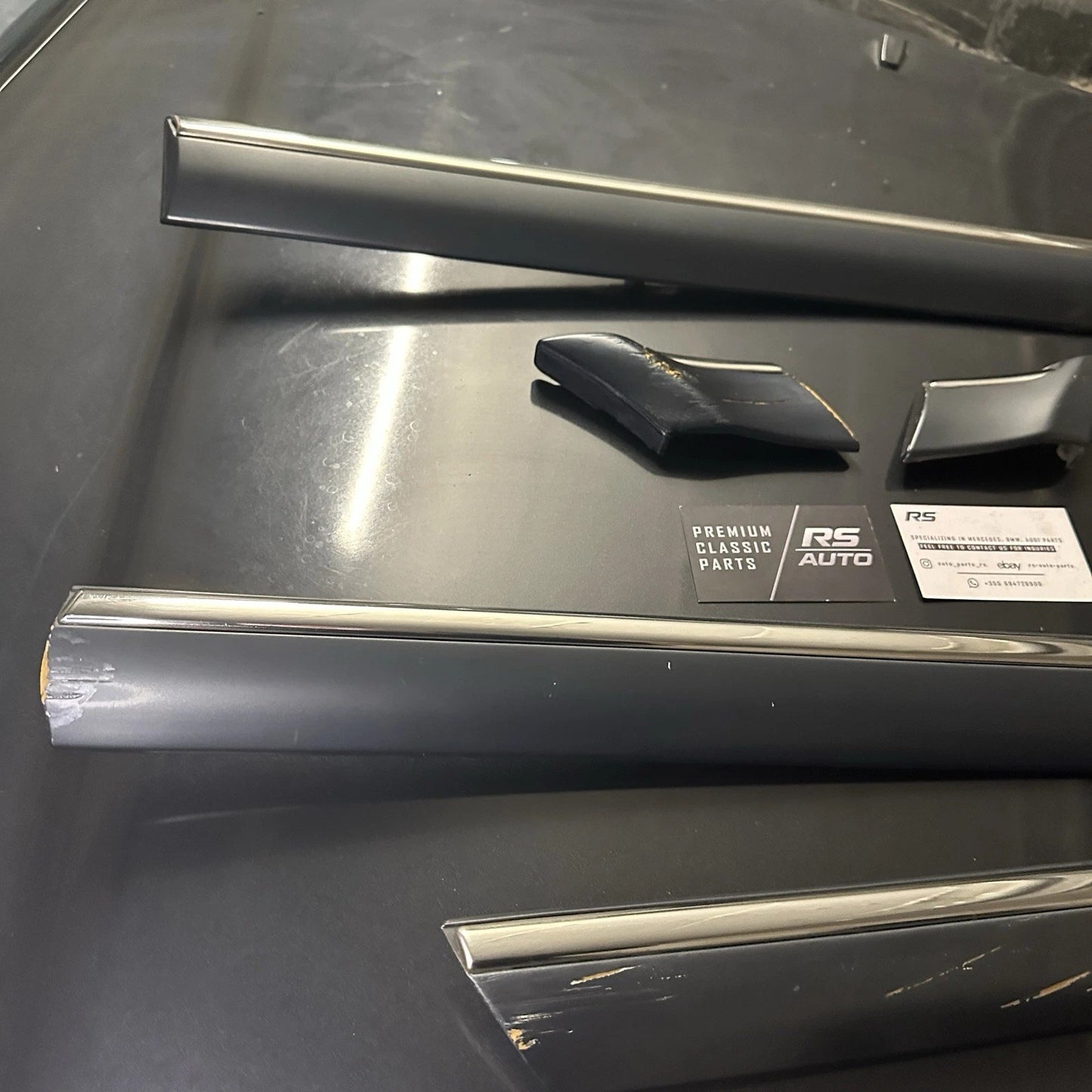 Mercedes-Benz W202 C-Class Elegance Full Exterior Door Moulding Set - 6 Pieces