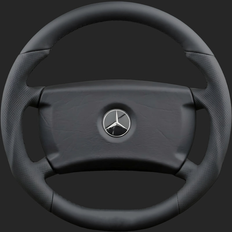 Volante personalizzato per Mercedes-Benz 190E W201: ergonomia sportiva più spessa con pelle traforata sui lati