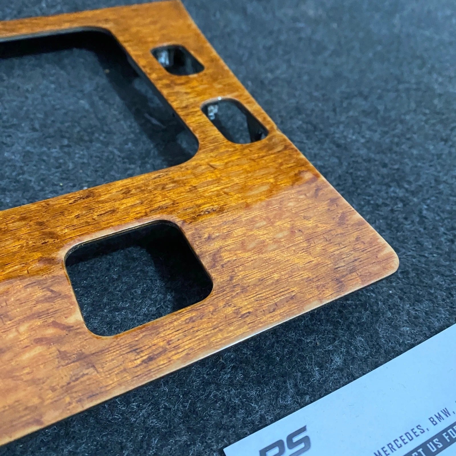 Mercedes-Benz W210 E-Class Classic Line Center Console Shifter Trim - Platane Wood - RS Auto Parts