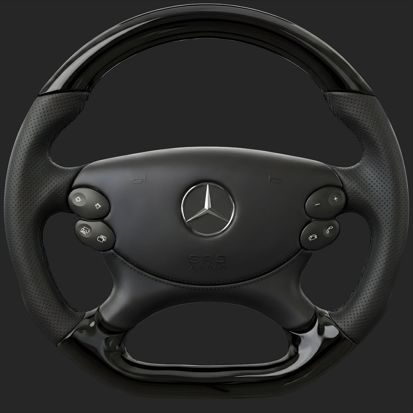 Fully custom bespoke steering wheel for Mercedes Benz W211 / R230 / R219 / R209